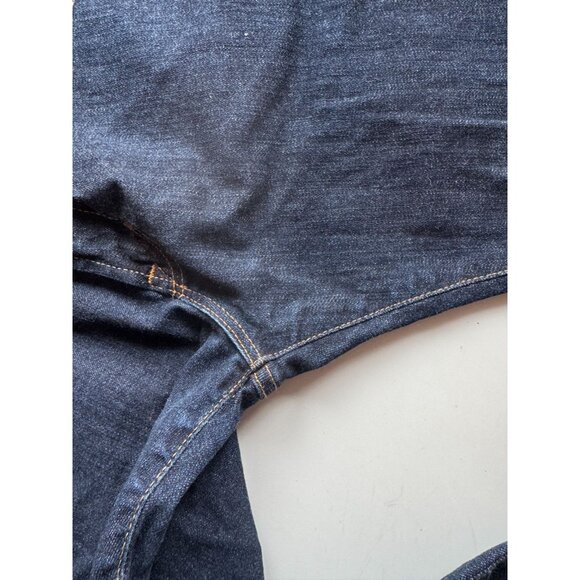 ADRIANO GOLDSCHMIED Matchstick Dark Indigo Stretch Slim Straight Jeans, Size 32 - Picture 3 of 11